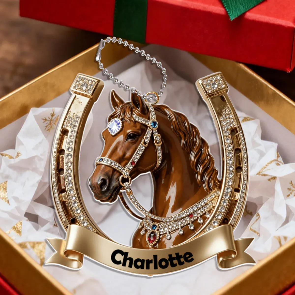 Personalized Horse Acrylic Ornament Gift For Horse Lover