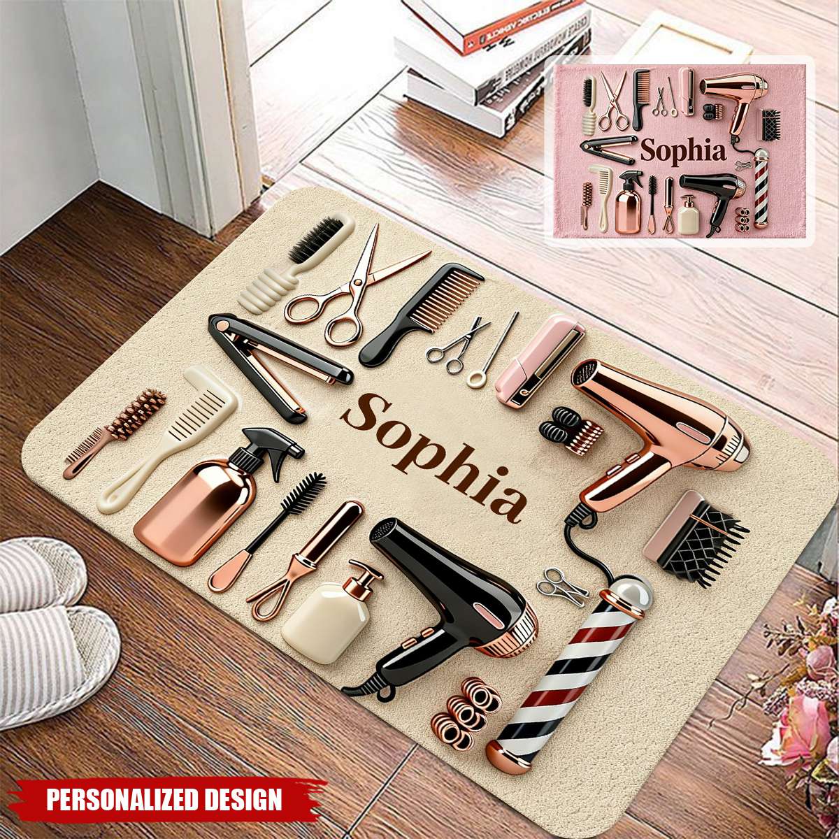 Proud Hair Stylist-Personalized Hairdresser Doormat