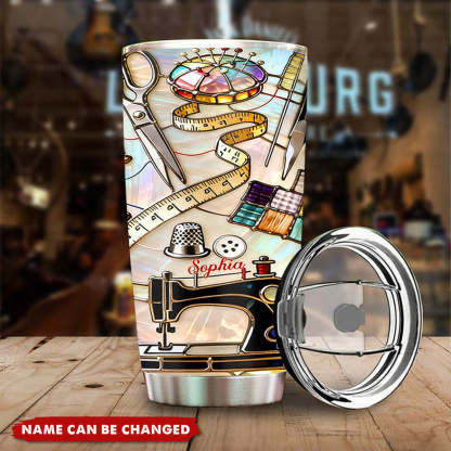 Love Sewing - Personalized Sewing Tumbler