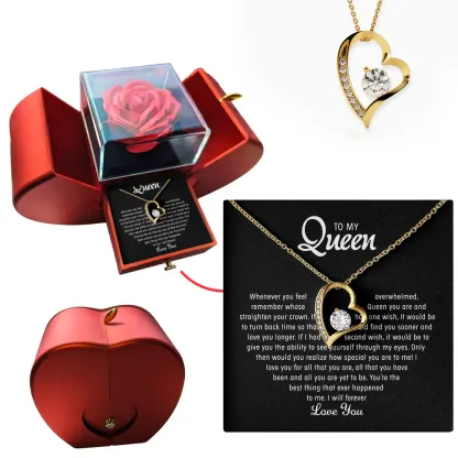 To my Queen - Forever Heart Necklace