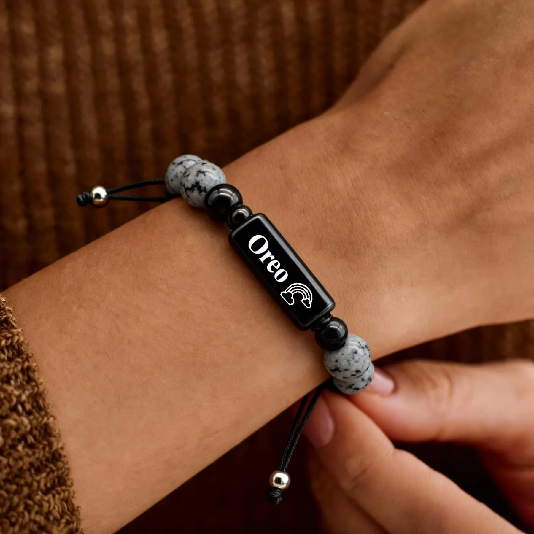 Cremation Jewelry Urn Bracelet Rainbow Bridge Dog Pet Personalized Memorial Bracelet Pet Loss Gifts Pets Ashes Jewelry Cat Dog Hair Keepsake