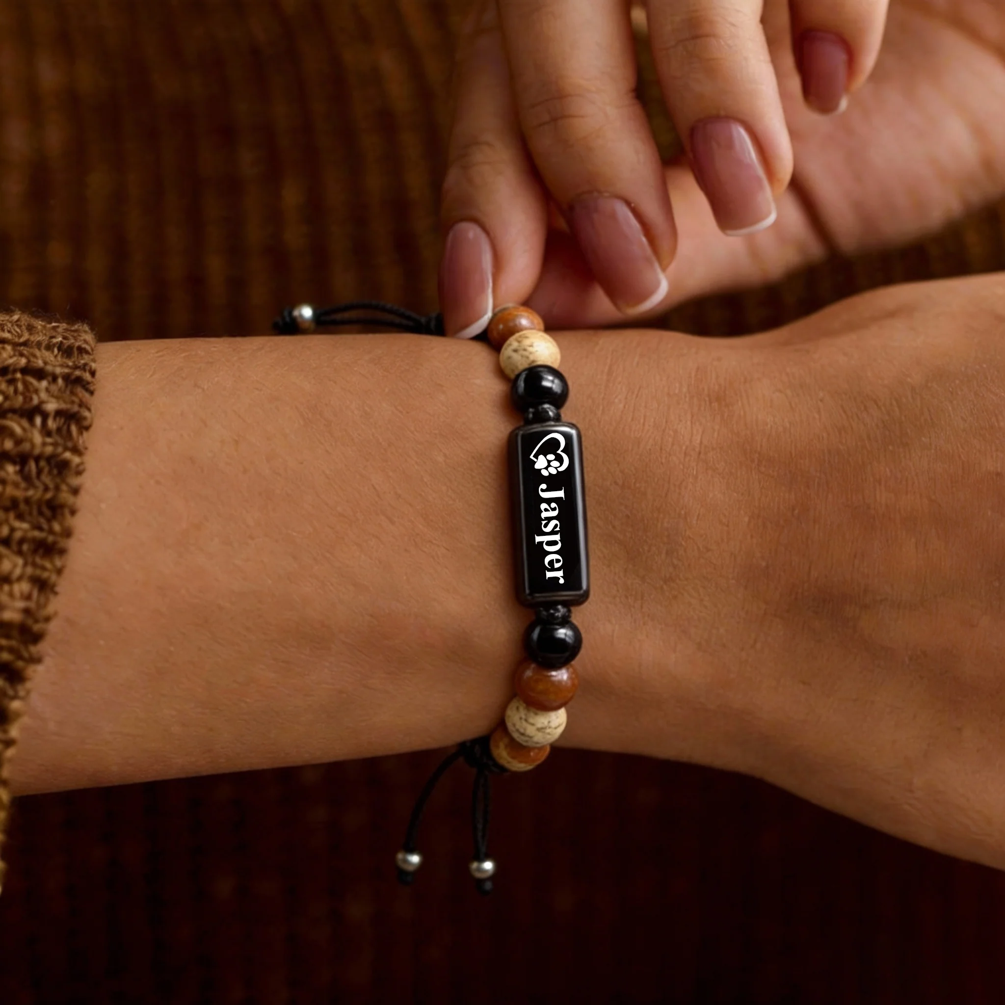 Cremation Jewelry Urn Bracelet Rainbow Bridge Dog Pet Personalized Memorial Bracelet Pet Loss Gifts Pets Ashes Jewelry Cat Dog Hair Keepsake