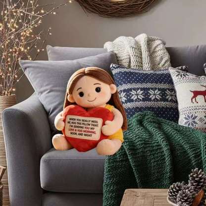 Memorial Gift For Lost Of Loved Ones - Personalized Memorial Faux Fur Shaped Pillow