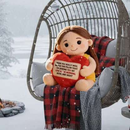 Memorial Gift For Lost Of Loved Ones - Personalized Memorial Faux Fur Shaped Pillow