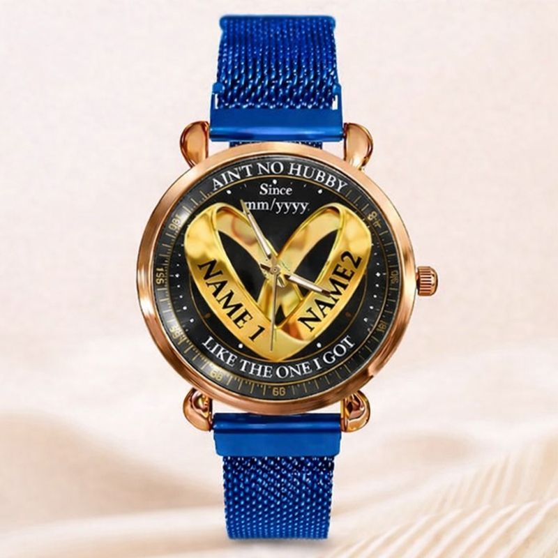 Wedding Rings - Custom Couple Names Watches