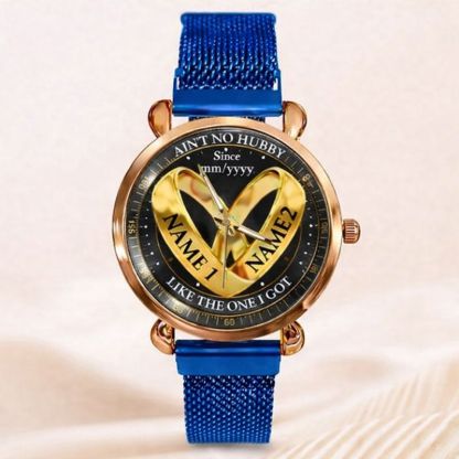 Wedding Rings - Custom Couple Names Watches