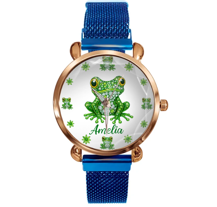 🐸Love Frogs - Personalized Name Watch
