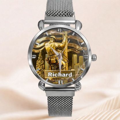 Lineworker Pride Customized Watch – Personalized Name - Gift For Lineworkers