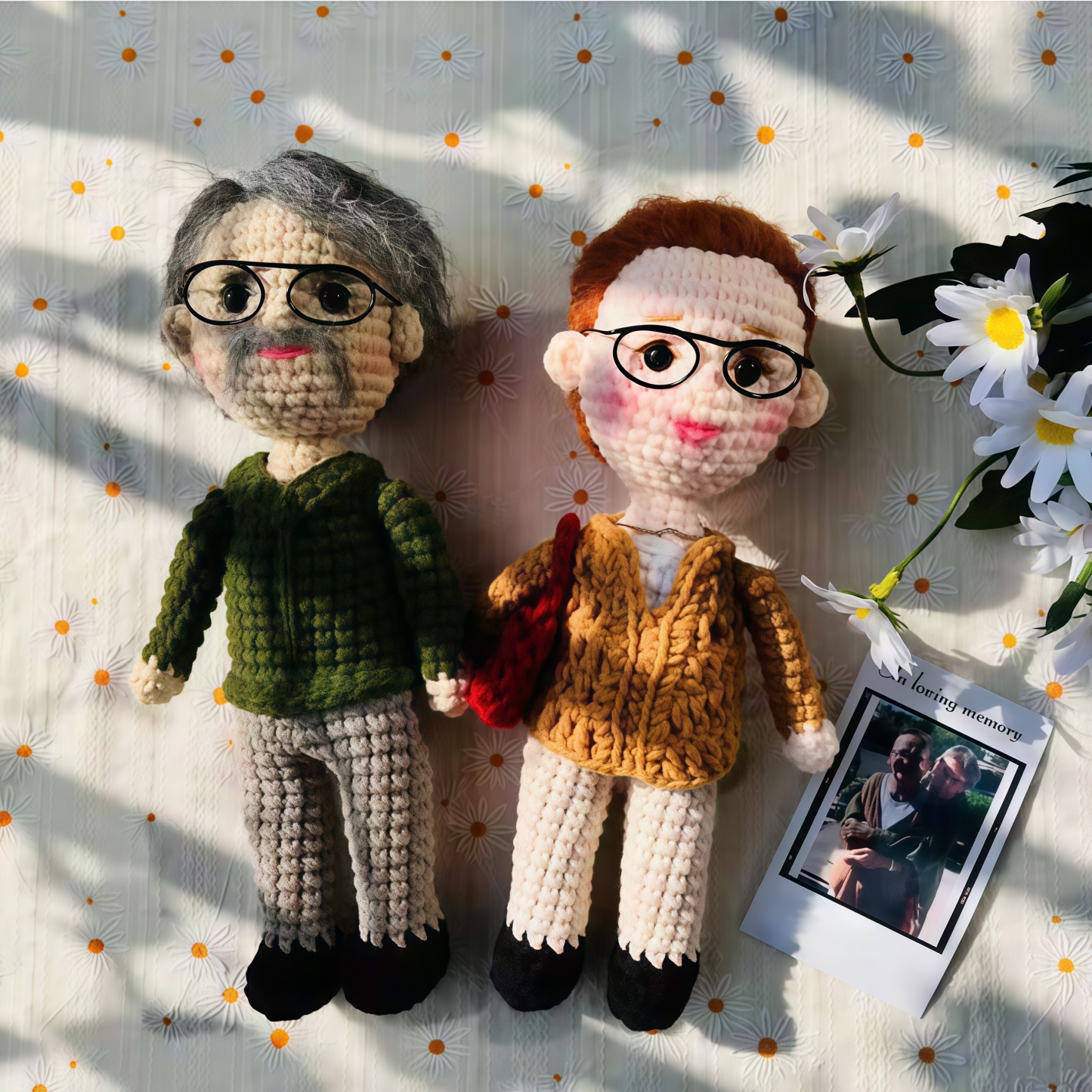 Bijone® Personalized Couple Crochet Dolls