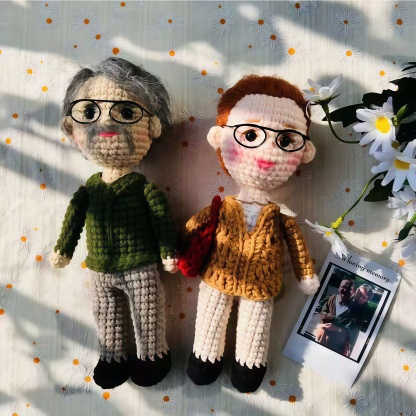 Bijone® Personalized Couple Crochet Dolls