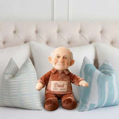 Custom From Any Photo - Personalized Memorial Faux Fur Shaped Pillow