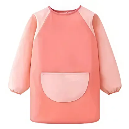 Personalized Bunny Ears Highland Cow Kid Painting Baking Apron with Name and Front Pocket Outdoor Activities Easter Gift for Kids