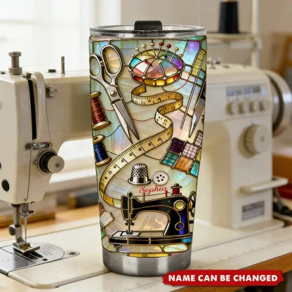 Love Sewing - Personalized Sewing Tumbler
