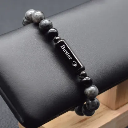 Cremation Jewelry Urn Bracelet Rainbow Bridge Dog Pet Personalized Memorial Bracelet Pet Loss Gifts Pets Ashes Jewelry Cat Dog Hair Keepsake