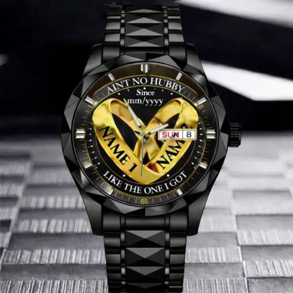 Wedding Rings - Custom Couple Names Watches