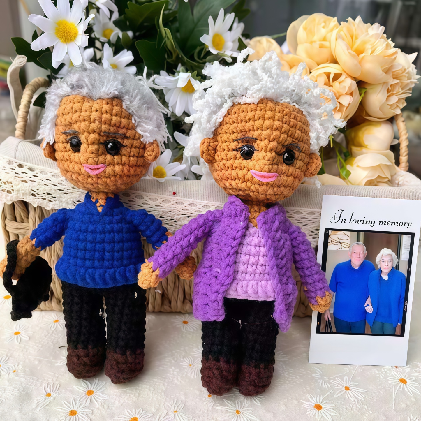 Bijone® Personalized Couple Crochet Dolls
