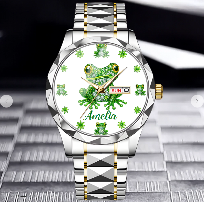 🐸Love Frogs - Personalized Name Watch