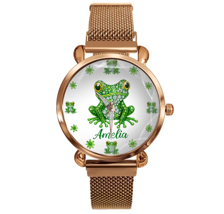 🐸Love Frogs - Personalized Name Watch