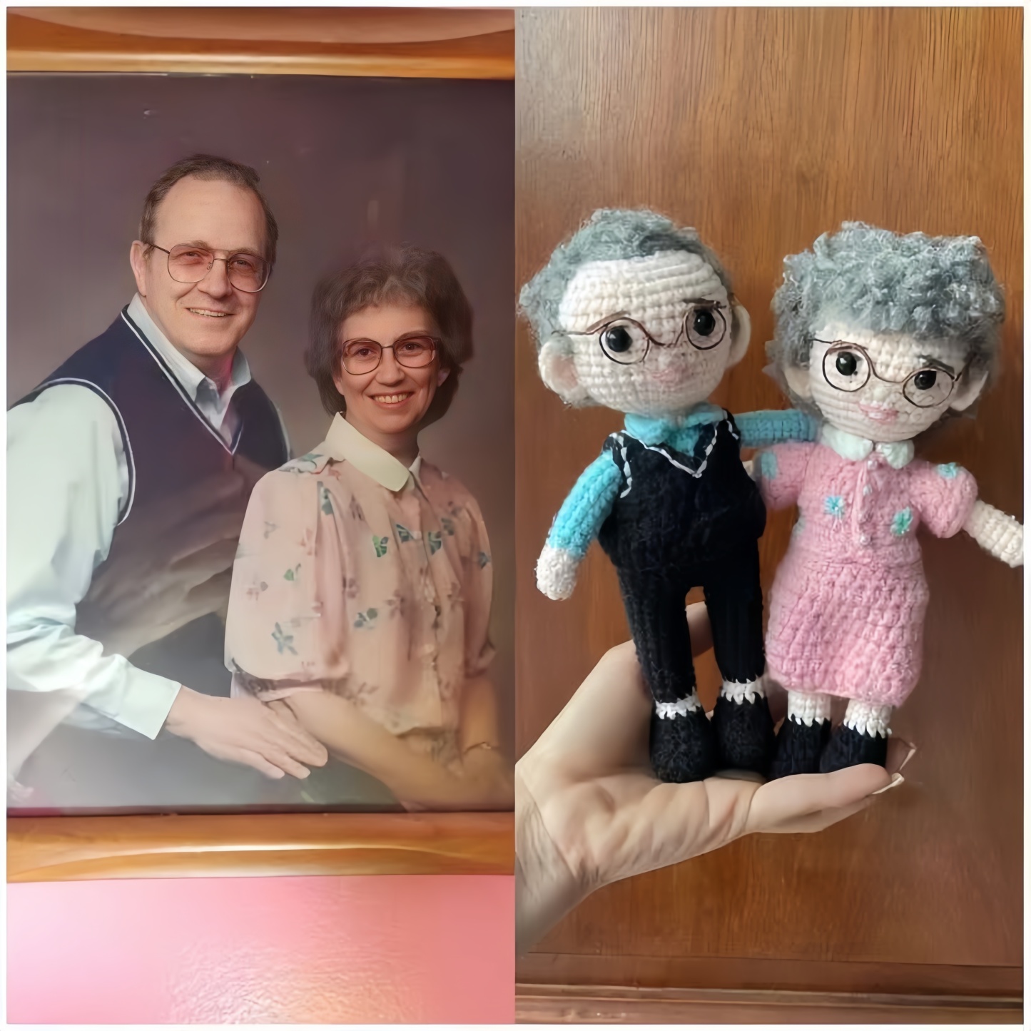 Bijone® Personalized Couple Crochet Dolls