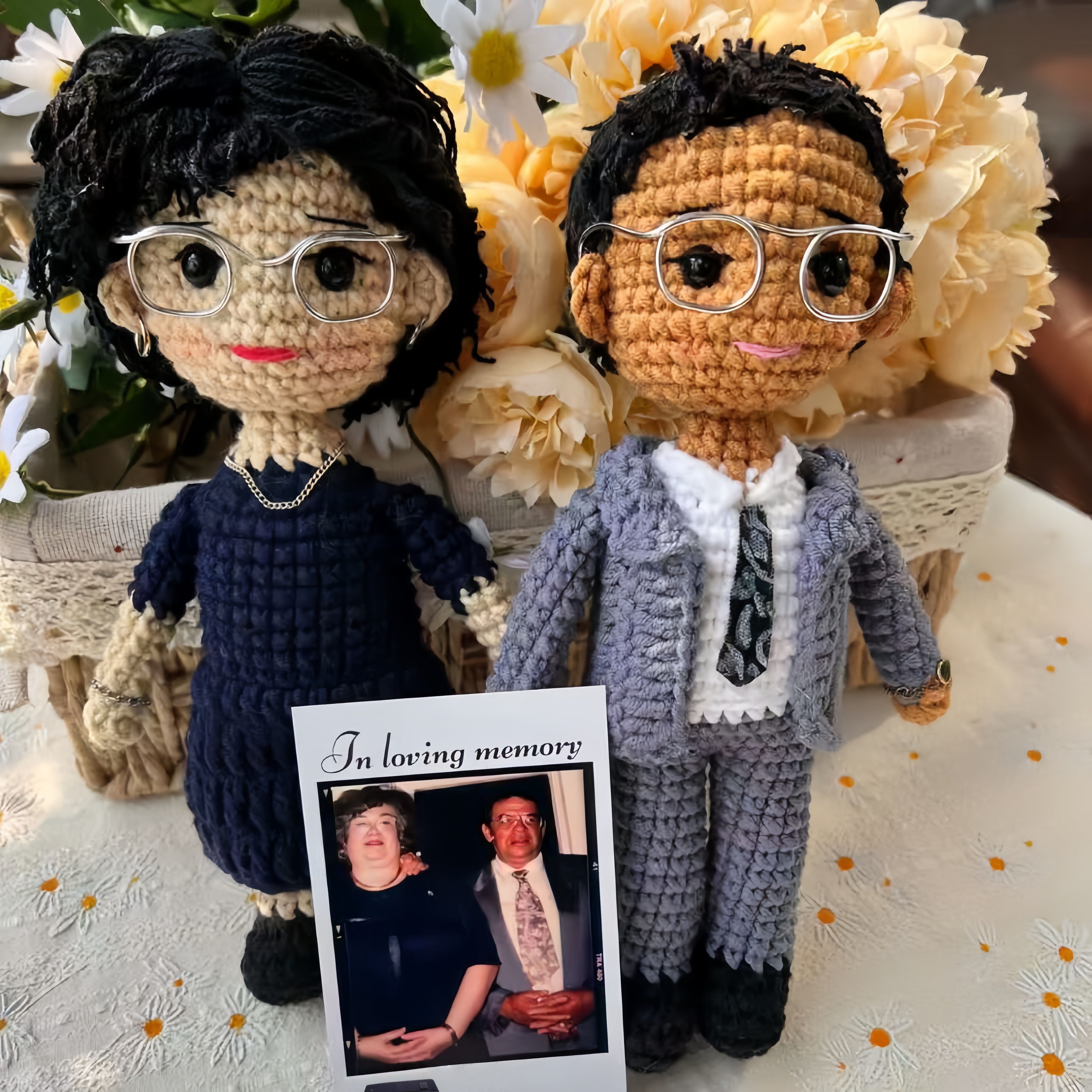 Bijone® Personalized Couple Crochet Dolls