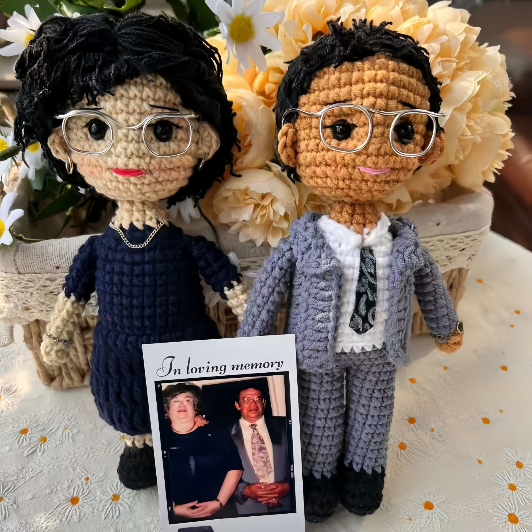 Bijone® Personalized Couple Crochet Dolls