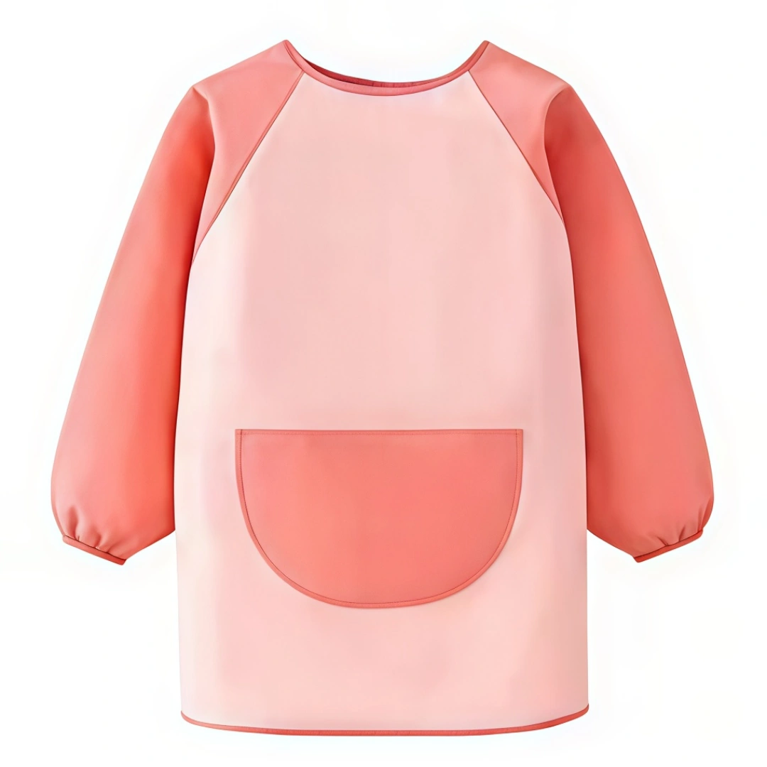 Personalized Bunny Ears Highland Cow Kid Painting Baking Apron with Name and Front Pocket Outdoor Activities Easter Gift for Kids