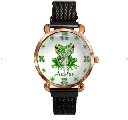 🐸Love Frogs - Personalized Name Watch