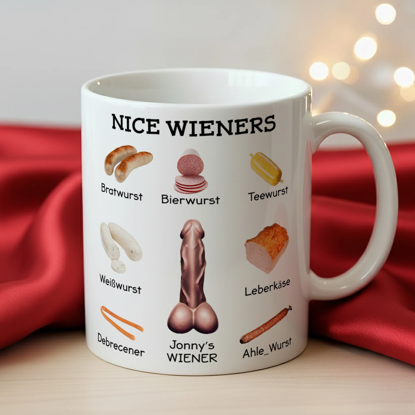 Funny Naughty Coffee Mug - Personalized Gifts For Him