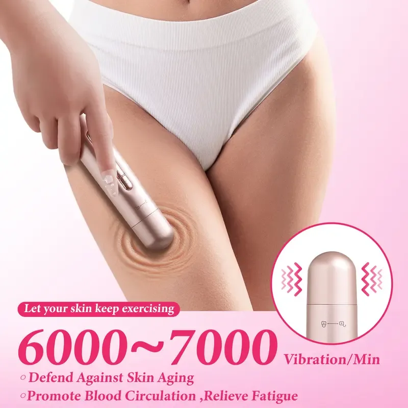 Women's Electric Bikini Trimmer, Rechargeable Stainless Steel Shaver with Massage Function, IPX7 Waterproof, Painless Hair Removal, Suitable for Face, Underarms and Legs