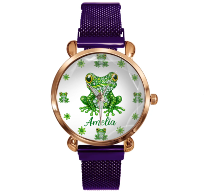 🐸Love Frogs - Personalized Name Watch