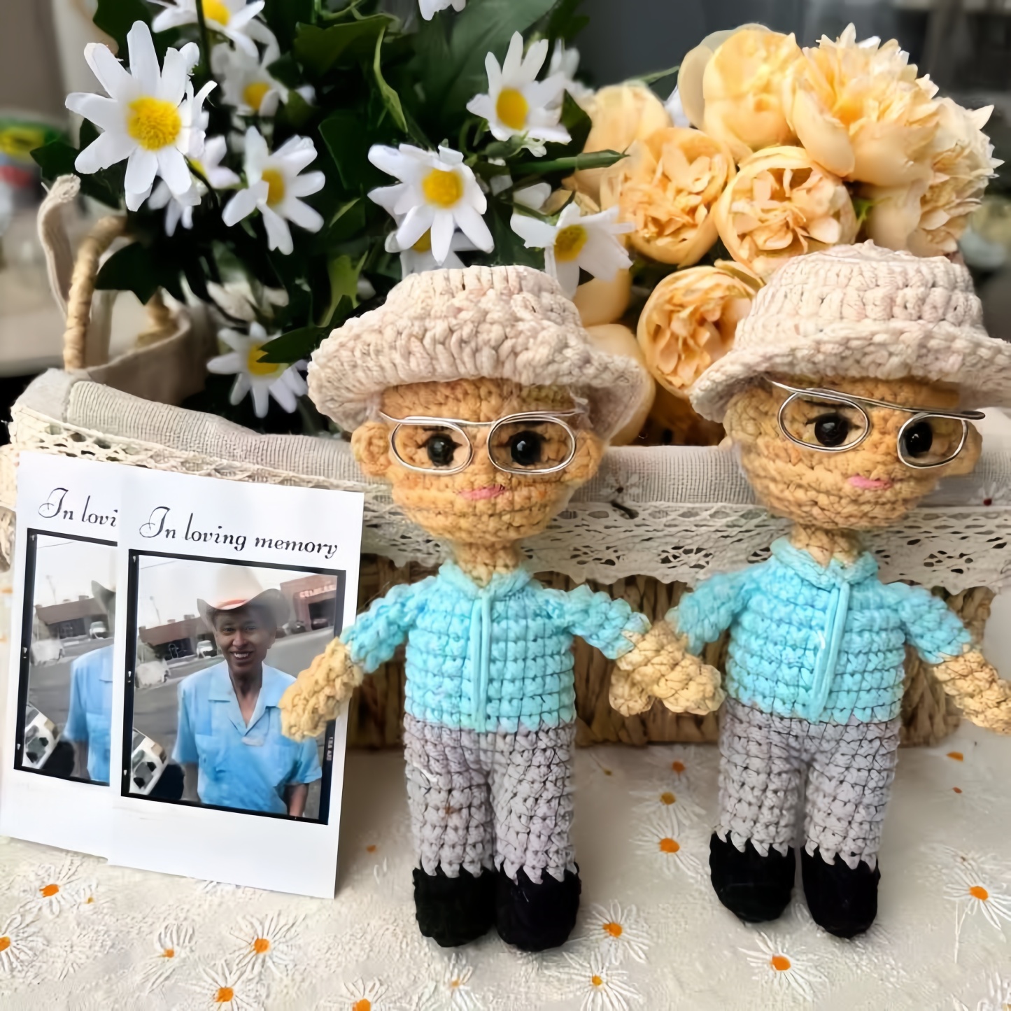 Bijone® Personalized Couple Crochet Dolls