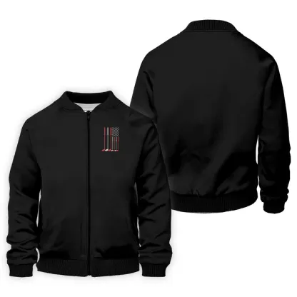 Golf Clubs America Flag Logo 250th Anniversary Navy Golf Shirt, Patriotic Golf Shirt, Golf Shirts For Men