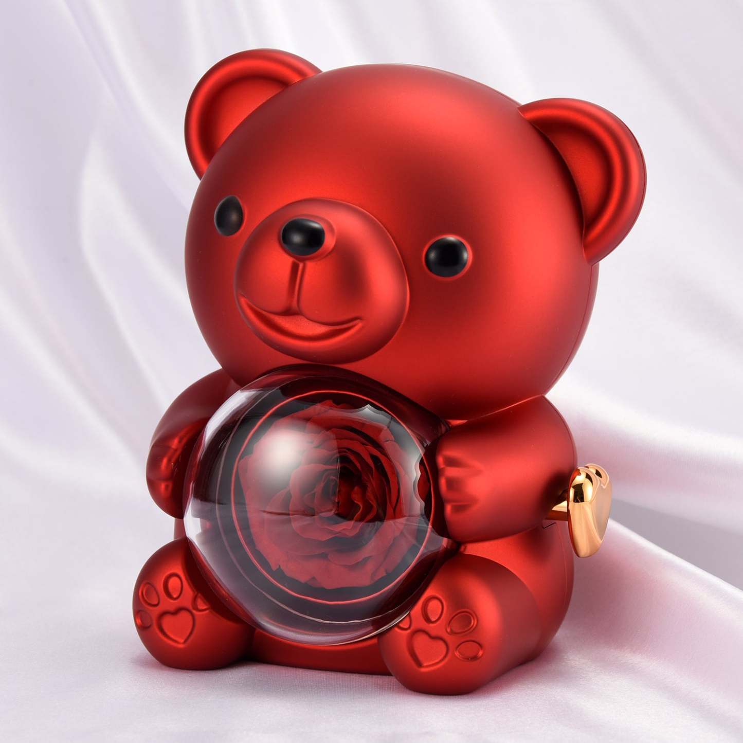 Surprise Teddy Bear Love Letter Necklace Gift Set