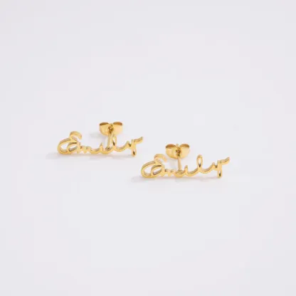 Customized Name Earrings