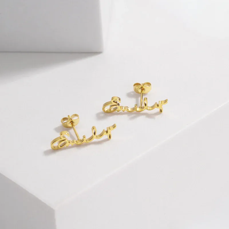 Customized Name Earrings