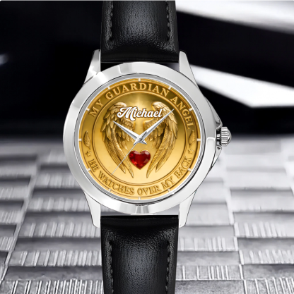 Guardian Angel Customized Watch - Personalized Name - Gift For Family, Lovers, Friends