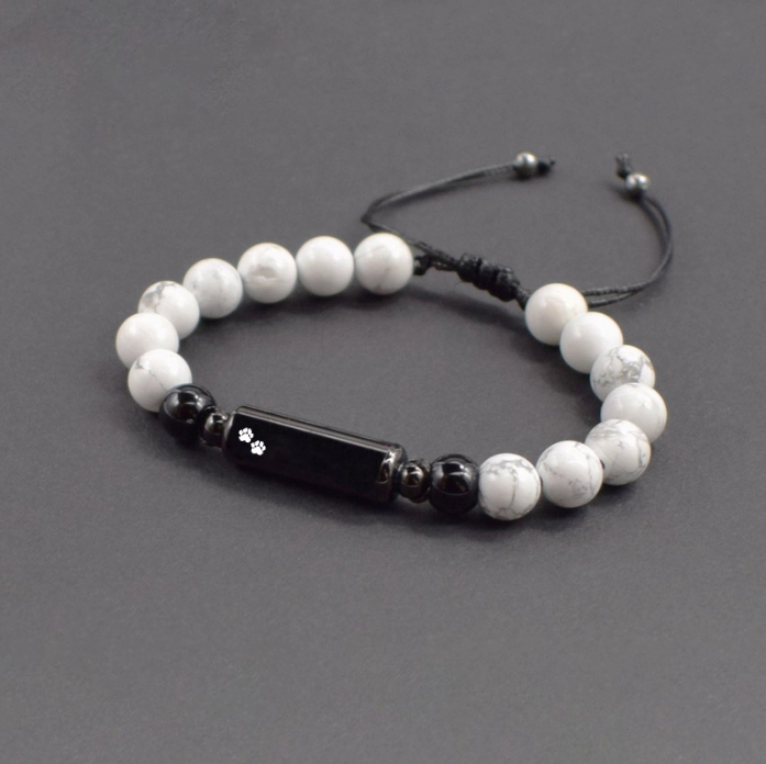 Cremation Jewelry Urn Bracelet Rainbow Bridge Dog Pet Personalized Memorial Bracelet Pet Loss Gifts Pets Ashes Jewelry Cat Dog Hair Keepsake