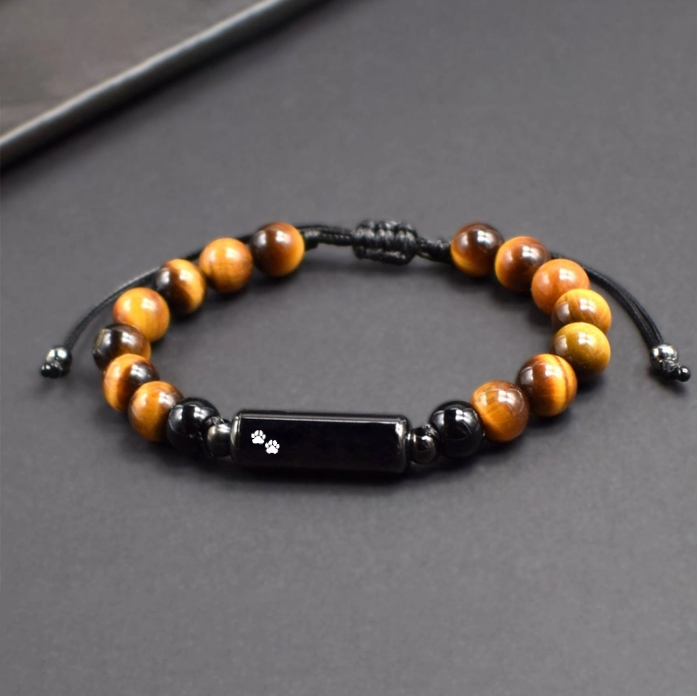 Cremation Jewelry Urn Bracelet Rainbow Bridge Dog Pet Personalized Memorial Bracelet Pet Loss Gifts Pets Ashes Jewelry Cat Dog Hair Keepsake