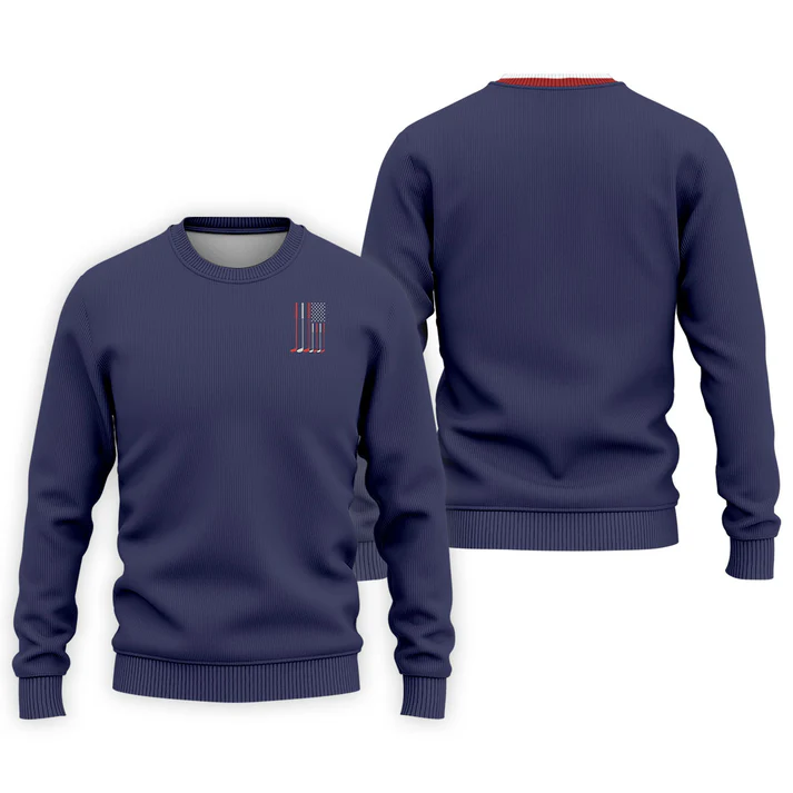 Golf Clubs America Flag Logo 250th Anniversary Navy Golf Shirt, Patriotic Golf Shirt, Golf Shirts For Men