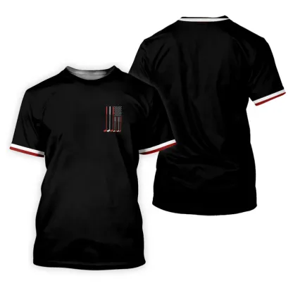 Golf Clubs America Flag Logo 250th Anniversary Navy Golf Shirt, Patriotic Golf Shirt, Golf Shirts For Men