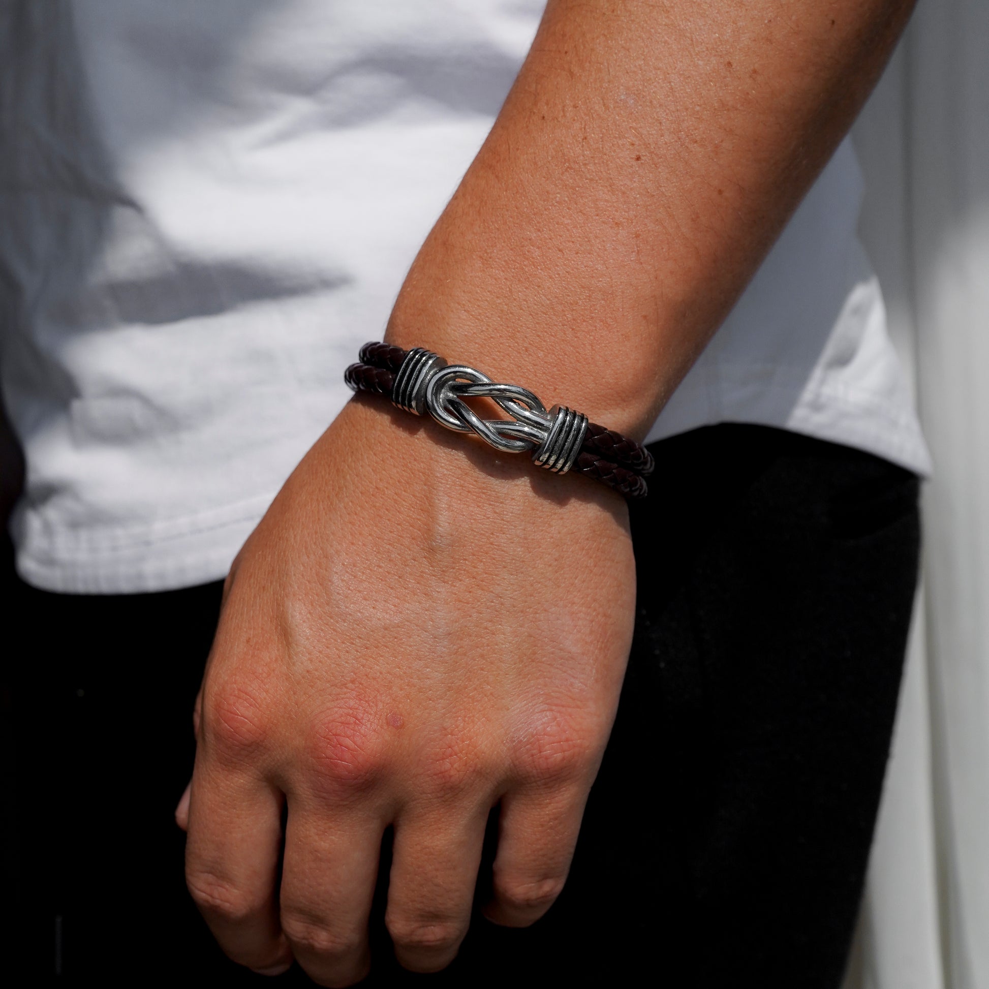 "To My Man"Forever Tied In Love Bracelet Set