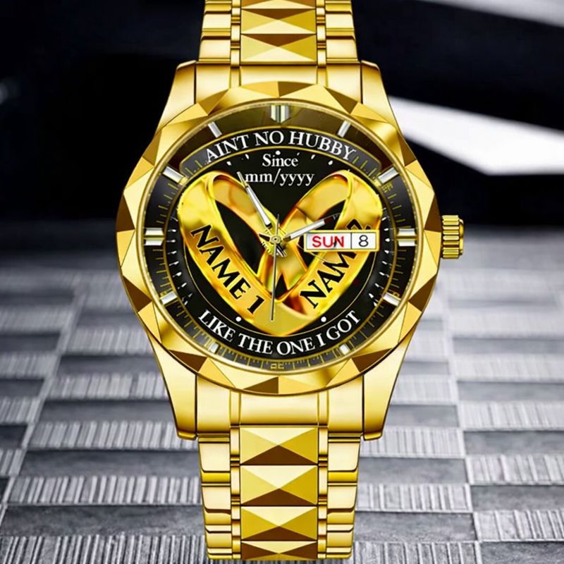 Wedding Rings - Custom Couple Names Watches