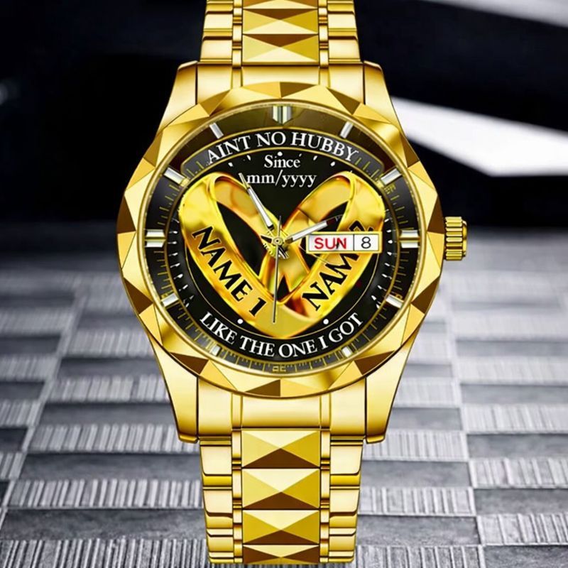 Wedding Rings - Custom Couple Names Watches