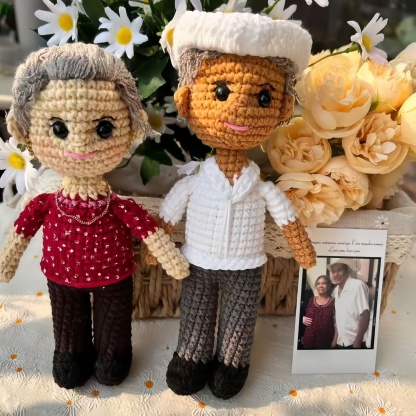 Bijone® Personalized Couple Crochet Dolls