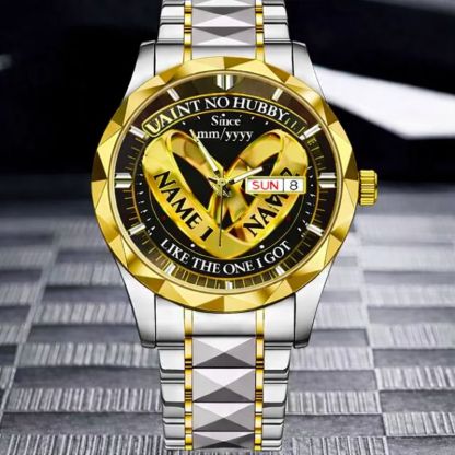 Wedding Rings - Custom Couple Names Watches