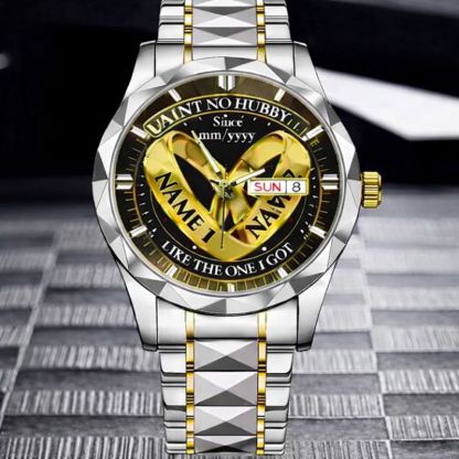 Wedding Rings - Custom Couple Names Watches