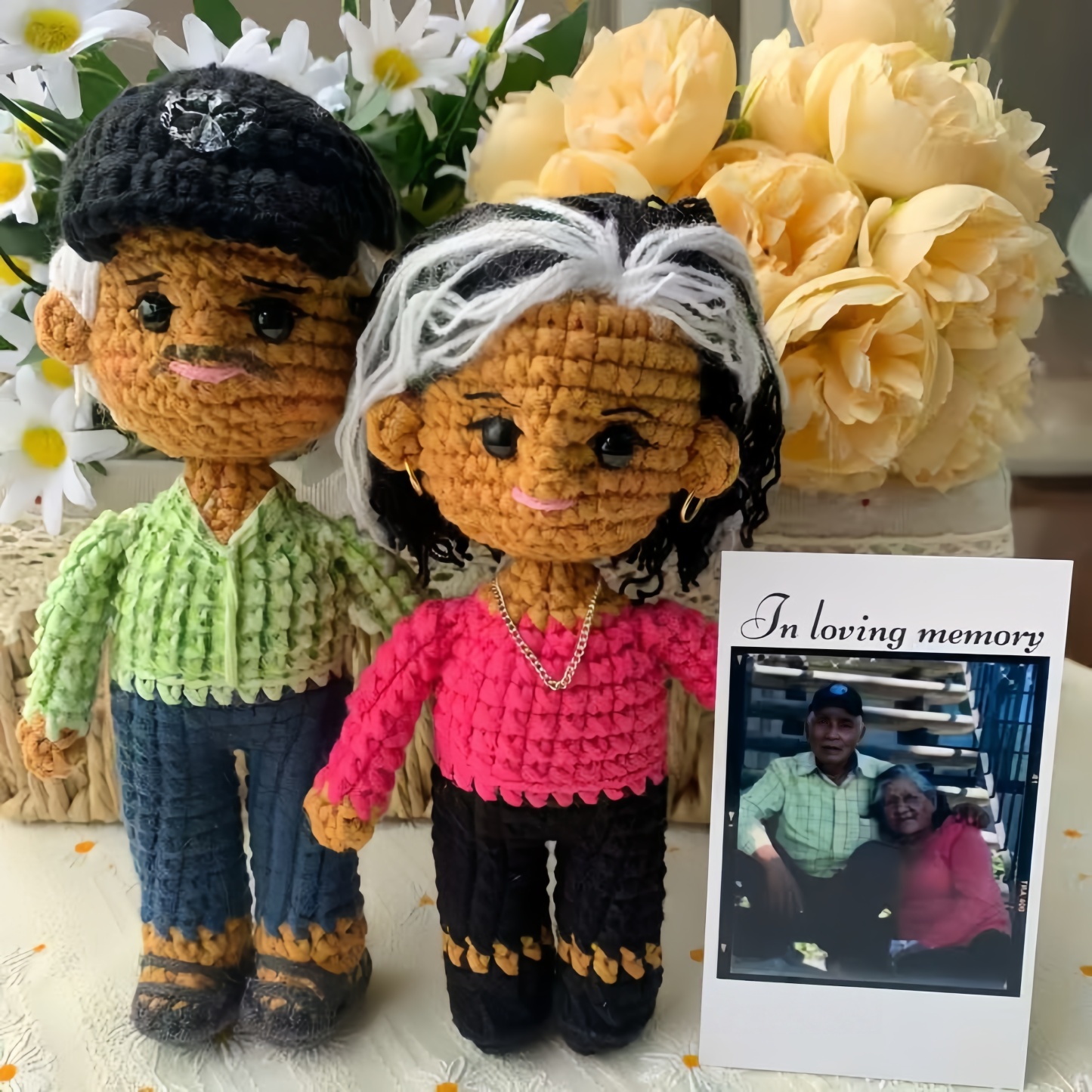 Bijone® Personalized Couple Crochet Dolls