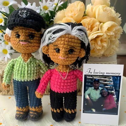 Bijone® Personalized Couple Crochet Dolls