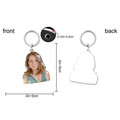 Love Sewing - Personalized Sewing Keychain With Charms