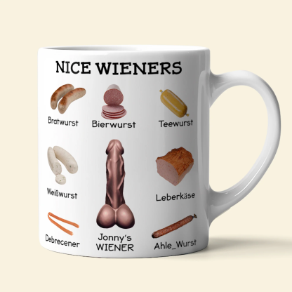 Funny Naughty Coffee Mug - Personalized Gifts For Him